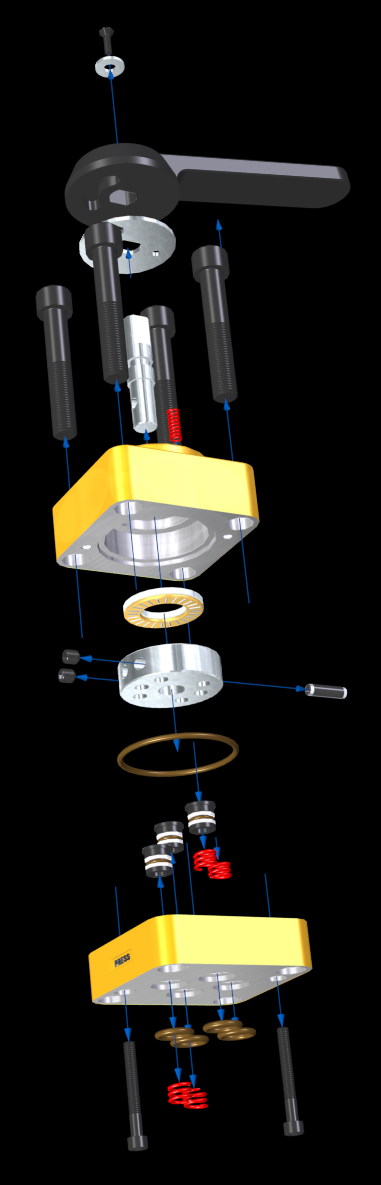 ENERPAC 10000 PSI阀门三维建模图纸 igs格式